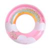 Children's Inflatable Swimming Ring with Double Airbags - Thickened Life Buoy Underarm Design for Adults