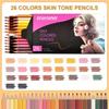 26/50/72 цвета кожи, масляный карандаш, профессиональный набор цветных карандашей для рисования, рисования для детей, студентов, школьных художественных принадлежностей