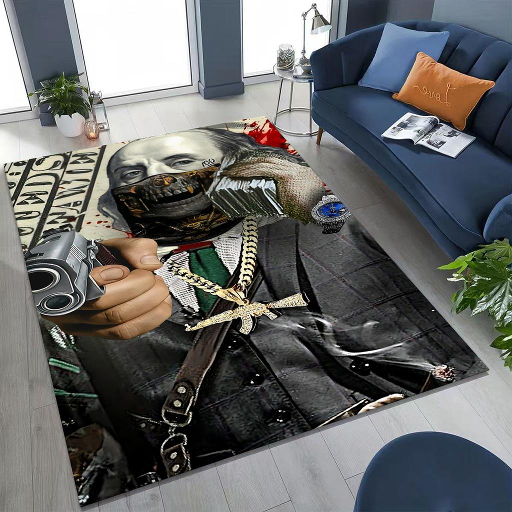 3D Коврик с рисунком «Личность Деньги USD Евро БОГАТЫЙ» для Спальни Гостиной Дивана Дома, Большой Детский Нескользящий Напольный Коврик