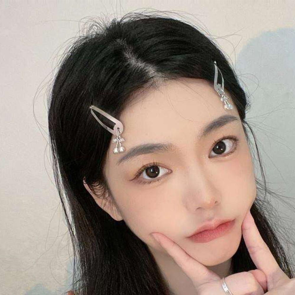 Заколка-капля в виде медведя, крутая заколка-крест в стиле панк, женские аксессуары для волос, шпилька в корейском стиле