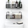 Sticky No Punching Wall Mounted Storage Basket Kitchen Accessories Bathroom Shelf Hanging Basket