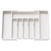 Cutlery Box Expandable Drawer Organizer Adjustable Width Compact Design Easy Access Compartment Tableware Organizer