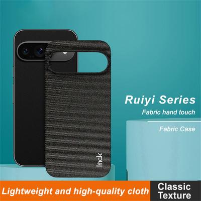 Серия IMAK Ruiyi для Google Pixel 9 Pro/Pixel 9 Чехол Тканевая текстура Кожа+ПК Задняя крышка для телефона