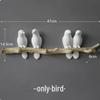 Скандинавские 3D настенные крючки в виде птиц – Минималистичная вешалка для пальто и ключей для прихожей