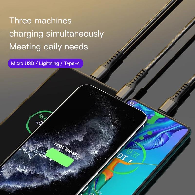 ARC1 USB Car 3-in-1 Phone Charging Cable Auto Accessories For Honda civic accord fit jazz pilot CRV odyssey passport city shuttle HRV