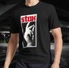 Футболка с активным логотипом Stax Label Смешной размер Мода Американская футболка