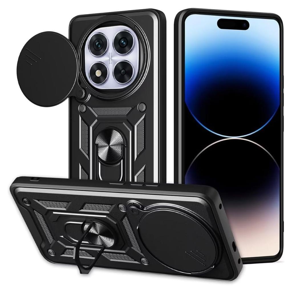 Чехол Armor Case For Honor Magic 7 Lite Magic7 Pro X9c Cover Lens Protection With Ring Magnetic Holder Coque Fundas Capa