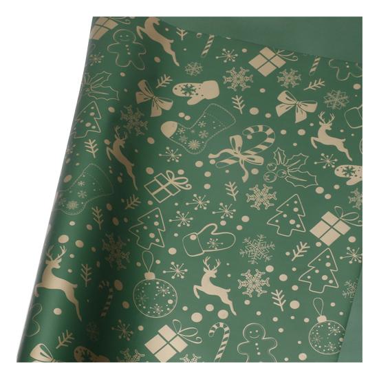 20 Sheets Christmas Wrapping Paper 22" X 22" Holiday Gift Wrap with Christmas Tree Snowflake Pattern for Party DIY Crafts Presents