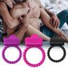 Male Masturbator Long-lasting Convenient Safety Material Wireless Exquisite Enhance Happiness Silicone Vibrating Penis Lock Ring for Men