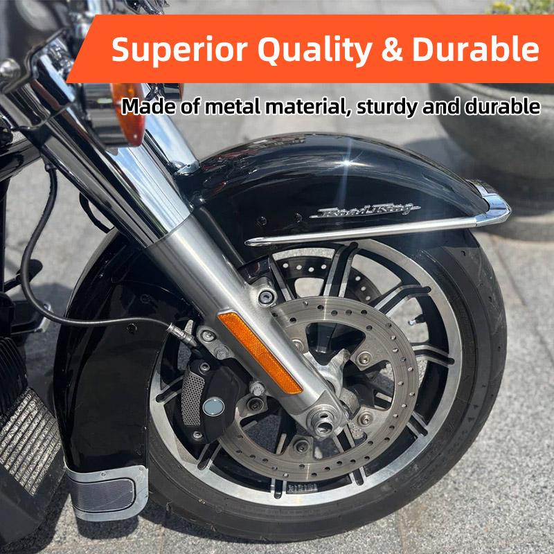 Motorcycle Front Fender Assembly with Tip Light Trim For Harley Touring Road King Electra Glide Street Road King Glide 2014-up