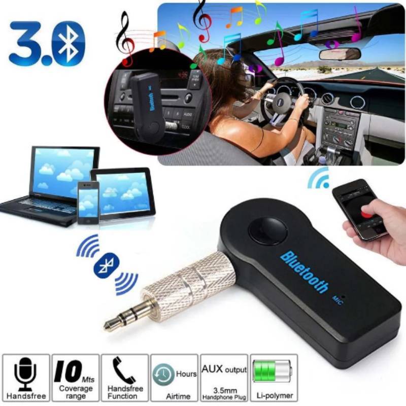 Вспомогательный Bluetooth-приемник Беспроводной адаптер для автомобильной аудиосистемы