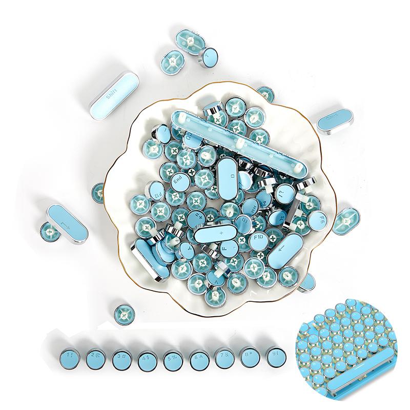104 клавиши Ретро круглые колпачки для ключей Double S Diy Keycap с подсветкой Механическая клавиатура