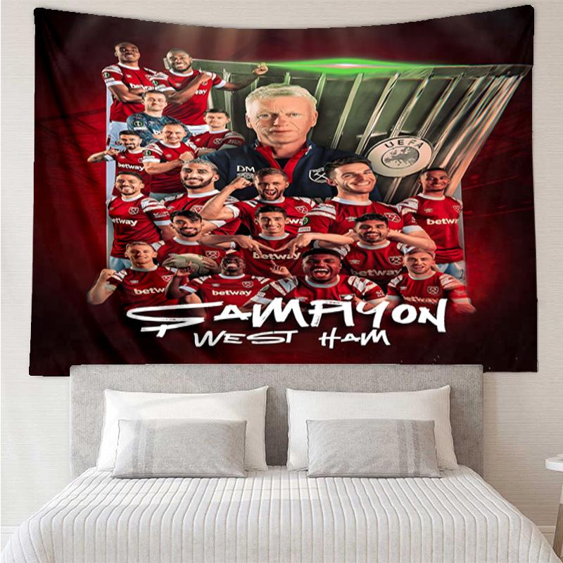 1PC hammer Football Printed Tapestry Room Decoration Wall Hanging for Living Room Bedroom, dormitory, Birthday and Christmas gifts