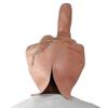 New Middle Finger Mask Latex Give The Headgear One-finger Salute Masks Halloween Party Cosplay Props Nice Gift