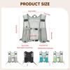 Hydration Backpack Running Vest Water Bladder Bag Daypack Breathable with Reflective Strip for Trail