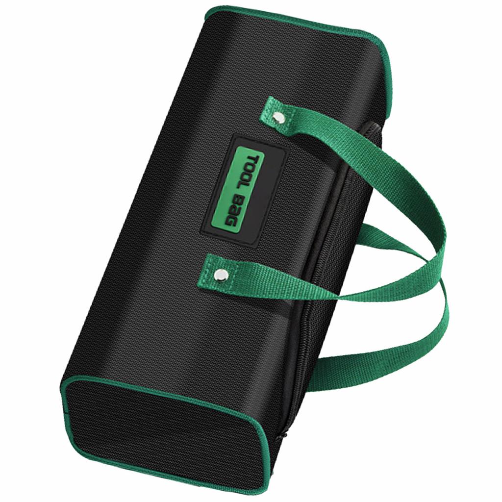 Портативная легкая сумка для хранения электрика, органайзеры для инструментов, зеленая ткань Оксфорд для разнорабочих, эффективное управление инструментами