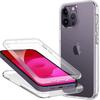 Protective Case - 360° Protection - for iPhone 15 Pro - Transparent - Shockproof - Slim