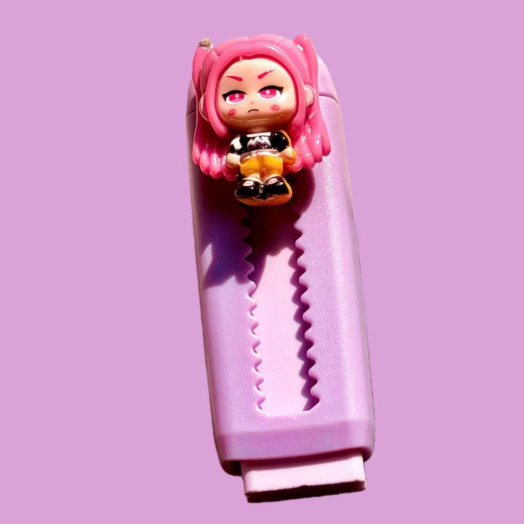 6CPS New Hunting Witch Group Push-Pull Eraser Cartoon Witch Pencil Eraser No Shavings Student Learning Stationery Gift