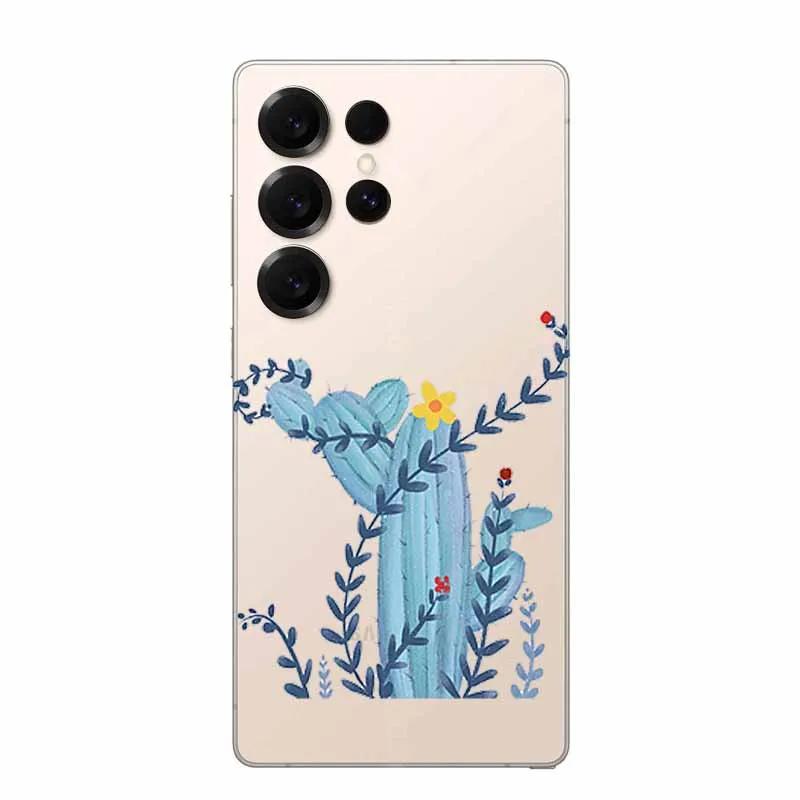 Clear Case For Samsung S25 Ultra 5G Case Clear Back Cover Animal Painting Soft Bumper For Galaxy S25Ultra Transparent Soft Funda