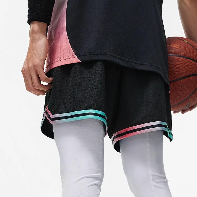 Li Ning Sports Basketball Collection Basketball Shorts Men's Black AAPT043-12