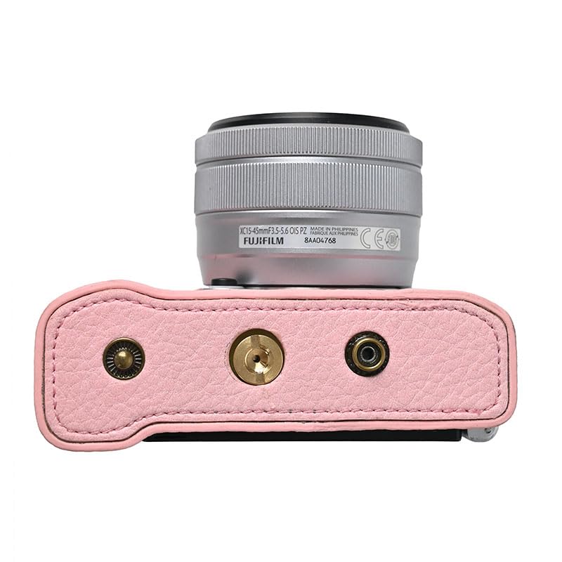 SIUTATDSH чехол для камеры из искусственной кожи, совместимый с пленкой Fuji, FUJIFILM FUJI xm5, чехол-вкладыш для камеры x-m5, держатель, сейсмостойкий/ударопрочный/туалетный (розовый)
