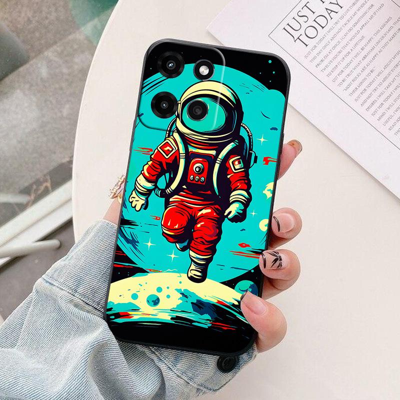 For Moto G 5G 2025 Phone Case astronaut Silicone Camera Protection Back Cover For Motorola Moto G Play 5G 2026 Funda Coque Shell