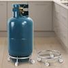 Moveable Wheels Cylinder Gas Bottle Mobile Bracket Gas Tank Bracket  Outdoor Indoor