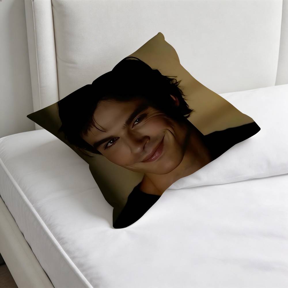 The VVampire DDiaries Decorative Square Pillow Cover Modern Cushion Case for Living Room Bedroom