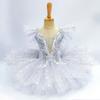 White Kids Ballet Dress Modern Princess Dress Fashion Performance Clothes  Kids Girls
