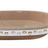 Cat Scratcher Pad Scratching Board Protect Furniture Exercise Lounge Bed Oval