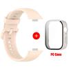Tempered glass case+band For Huawei Watch Fit 3 Strap silicone sport bracelet for Huawei Fit3 Replacement watchband Accessories