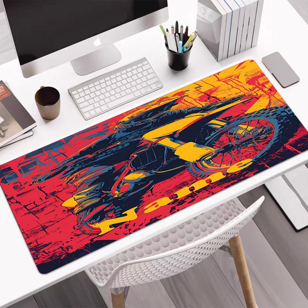 Custom Name off-road motorcycles Theme Mouse Pad, Non Slip Rubber Base, Multifunctional Office & Home Decor, Perfect for Workspace Personalization.