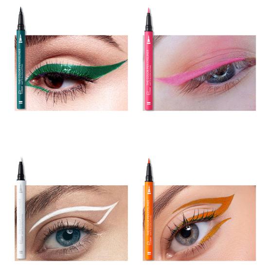 Водостойкий натуральный экстракт, неоново-белый матовый жидкий карандаш для подводки глаз, инструмент для макияжа для женщин