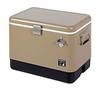 CAPTAIN STAG Cooler Box Steel Foam Cooler Capacity 51L Comes with Drain Plug and Bottle Opener Khaki UE-80