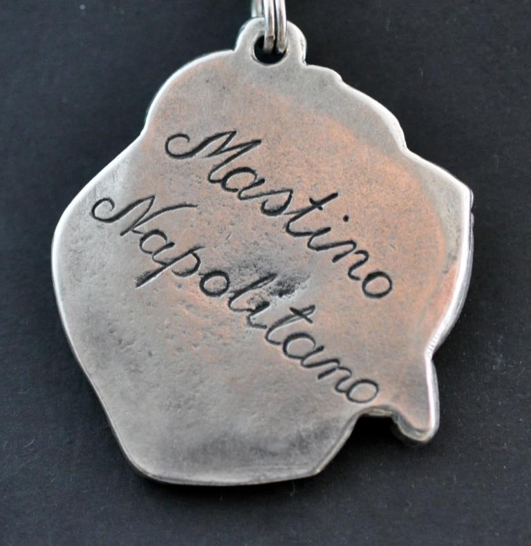 Neapolitan Mastiff, Mastino Napoletano - Necklace with dog, silver-plated pendant for dog fan, unique jewelry by Art-Dog brand