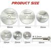 6pcs Circular Saw Blades with Extension Rod Cutting Discs for Wood Plastic Metal