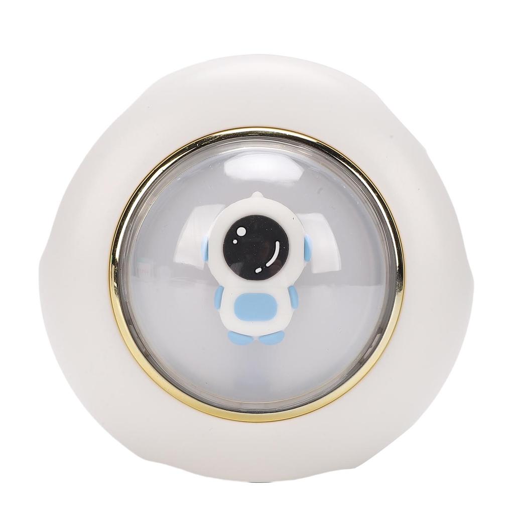 Small Hand Warmer with Night Light Astronaut Rechargeable Hand Warmer for Office Outdoor Travel White