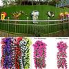  Artificial Fake Flowers Ivy Vine Hanging Garland Plant Wedding Home Decoration