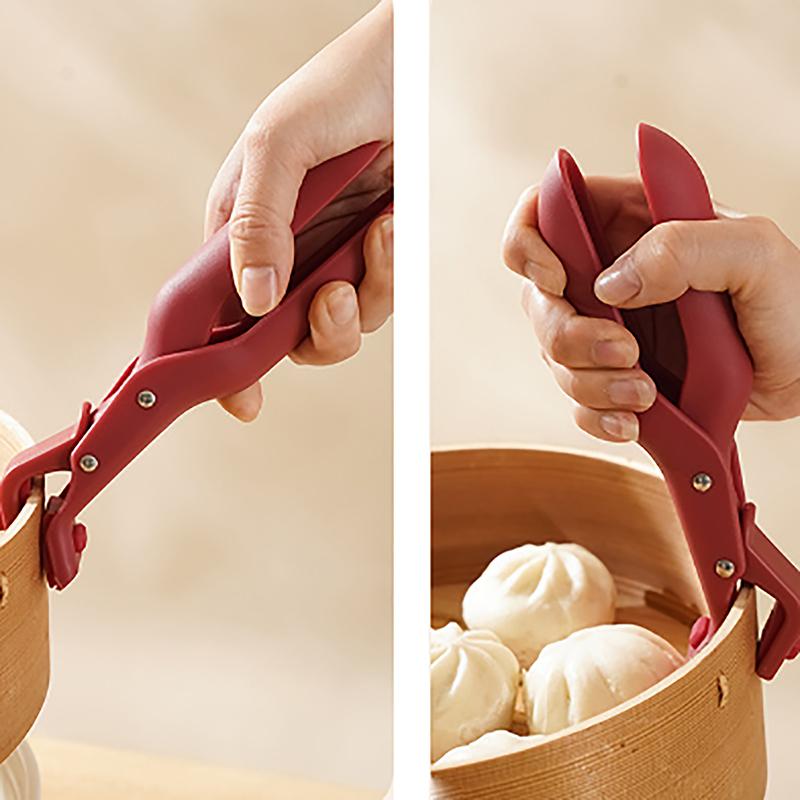 Мультяшные силиконовые рукавицы-зажимы для защиты от ожогов, жаропрочные противни, кастрюли, тарелки, миски, кухонные держатели для барбекю, рукавицы-зажимы