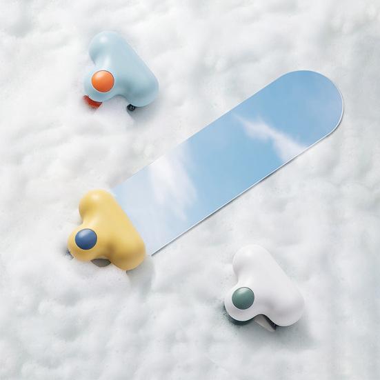 Стеклоочиститель зеркала T-образной формы Маленький эффективный скребок Щетка для душевой двери с многофункциональной присоской