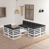 Day and Night - Day and Night Garden Furniture 8 Pieces and Cushions Solid Pine Wood
