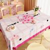 Новая Скатерть Водонепроницаемая и Маслостойкая Скатерть для Постоянного Использования Скатерть для Стола Скатерть для Кофейного Столика Высококачественная Мультяшная Скатерть