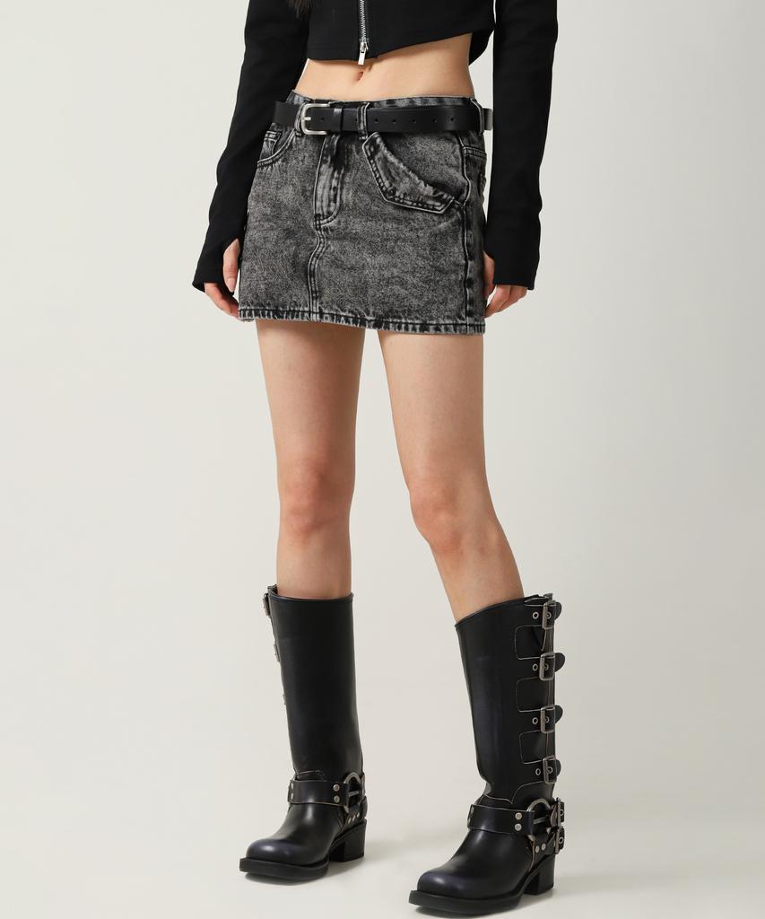 Urban Dress Ava Denim Mini Skirt Blue