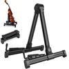 Portable Guitar Stand for Miwayer Folding A Frame Floor Universal ABS for Acoustic Classical Electric Bass Banjo Ukulele