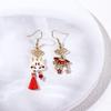 Temperament Animal Tassel Pendent Chinese Women Stud Earrings Drop Earrings Korean Dangle Earrings