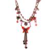 Les Trésors De Lily [E4355] - Дизайнерское колье «Мулан» красный/Красный