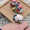 Stitch Fabric Cotton Ring Ball Shaped Pin Cushion Sewing Accessories Needle Pillow Needle Holder