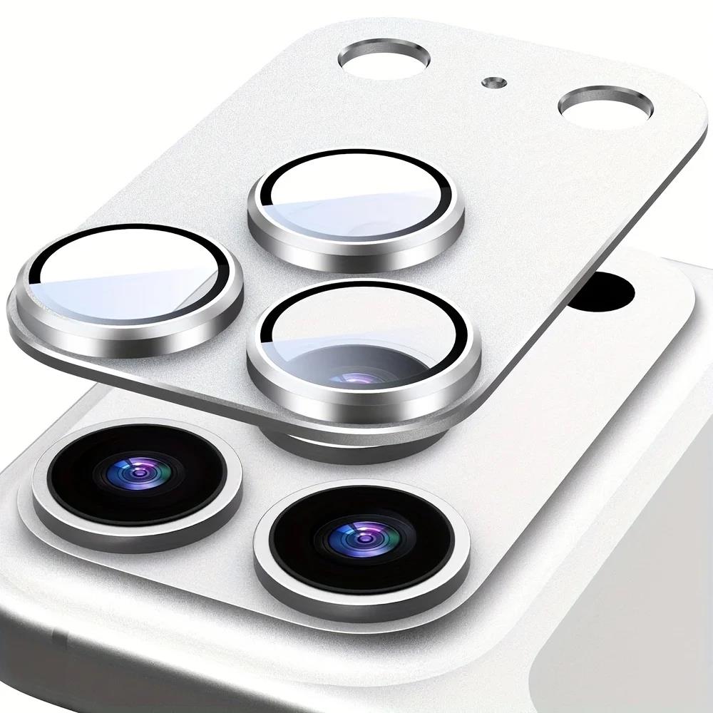 1PC Matte Protective Film For iPhone 17 Pro Max iPhone 17 Pro 17 Full Coverage Tempered Glass Camera Lens Protector Metal Frame 4