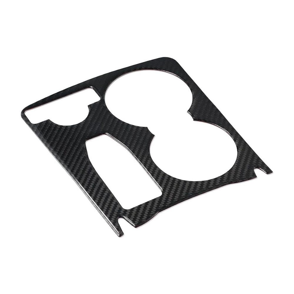 Накладка на панель переключения передач из углеродного волокна с подстаканником для Mercedes-Benz C-Class W204 07-14