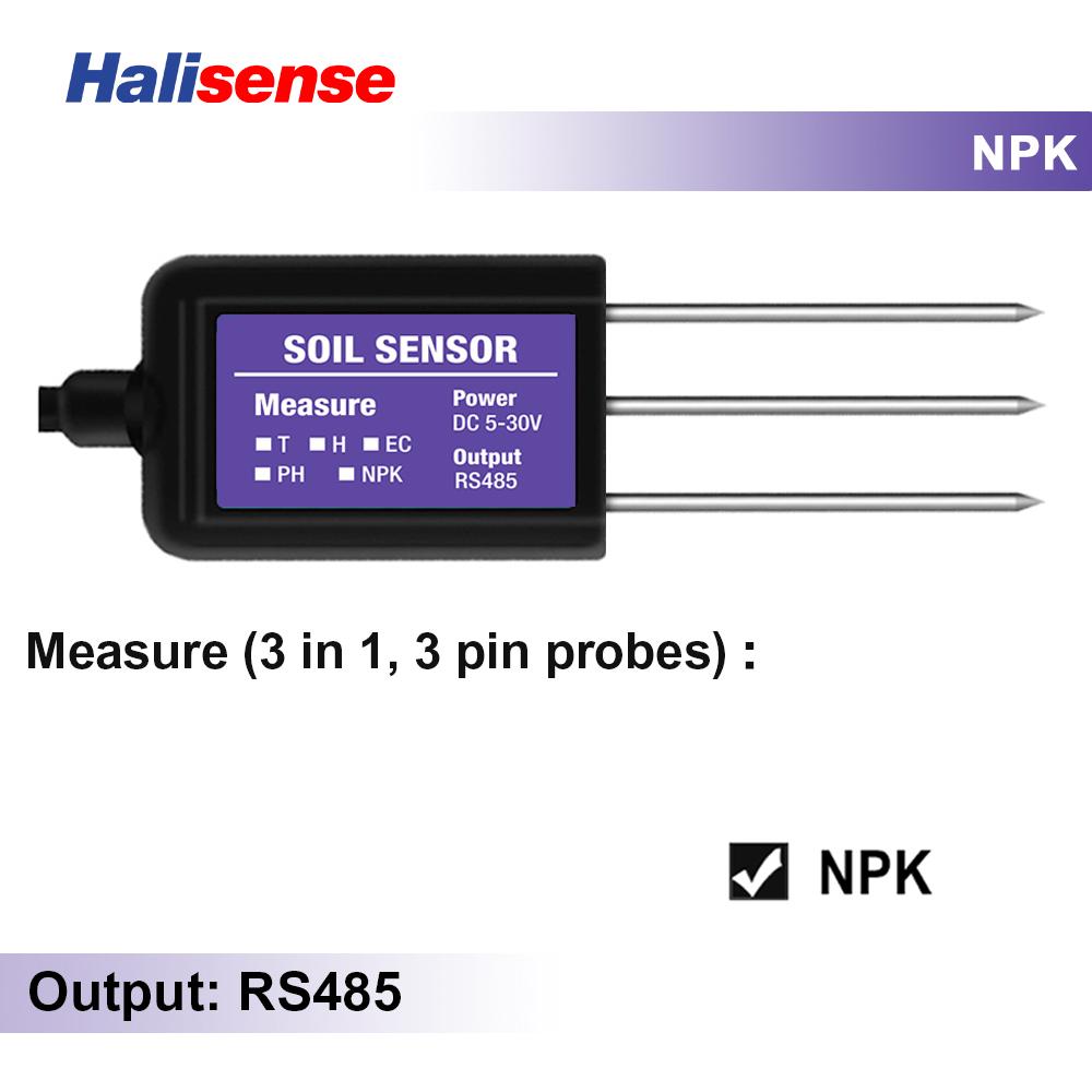 RS485 Modbus Датчик почвы 7 в 1 Измеряет Влажность почвы Температуру Влажность EC PH NPK